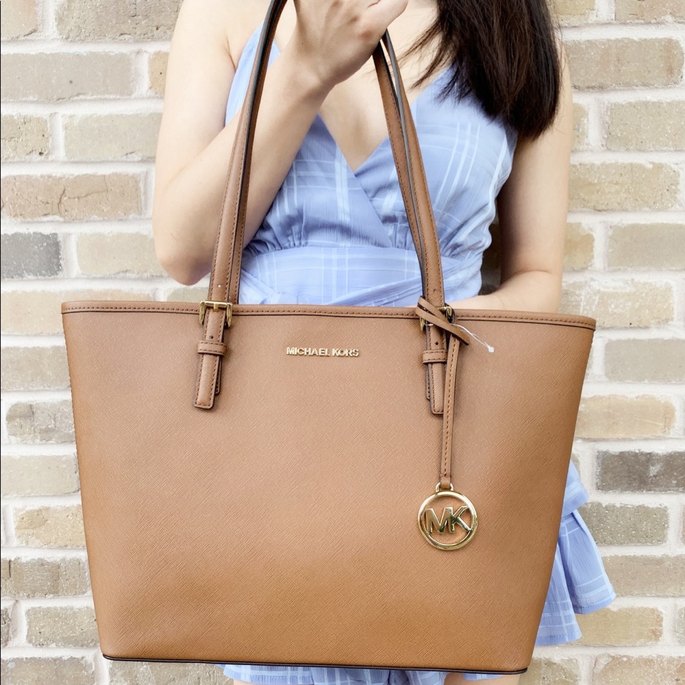Michael kors carryall tote luggage brown - Picture 3 of 4